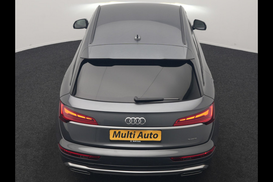 Audi Q5 55 TFSI e S Line PHEV 367pk Dealer O.H | Trekhaak Af Fabriek | Adaptive Cruise | 360 Camera | Bang & Olufsen | Matrix LED | Lederen Sportstoelen Memory & Verwarmd | Apple Carplay | Keyless | Stuurverwarming | Navigatie | Virtual |