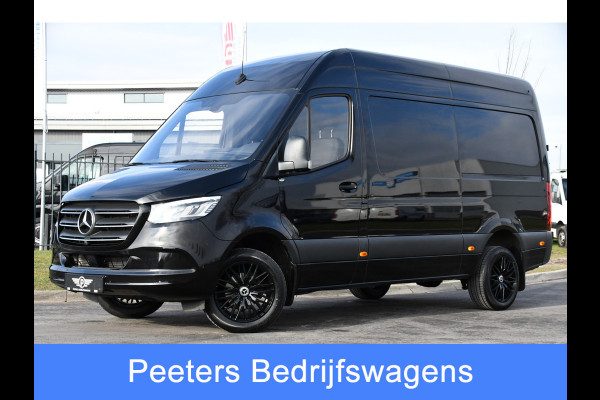 Mercedes-Benz Sprinter 317 1.9 CDI L2H2 Black Edition RWD Cruise, Camera,10.5'' Multimedia, Carplay, LED, Standkachel, Multimedia, 170pk, Automaat, UNIEK!