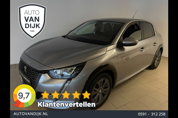 Peugeot e-208 EV Allure Pack 50 kWh AUTOMAAT AIRCO NAVI CRUISE BLUETOOTH STOELVERW MULTI STUUR ELEK RAMEN ZEER NETTE AUTO