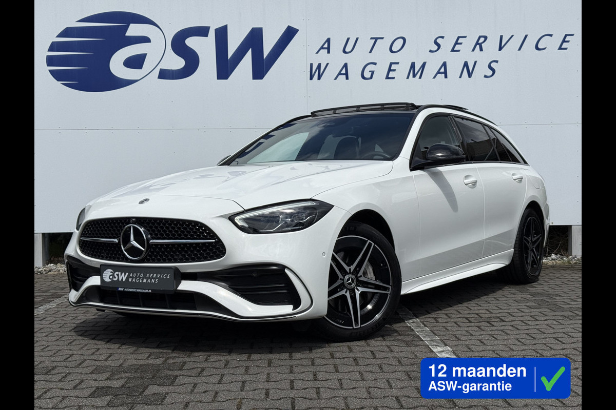 Mercedes-Benz C-Klasse Estate 300 e AMG Line | Pano | Trekhaak | Distronic | Memory | 360* Camera
