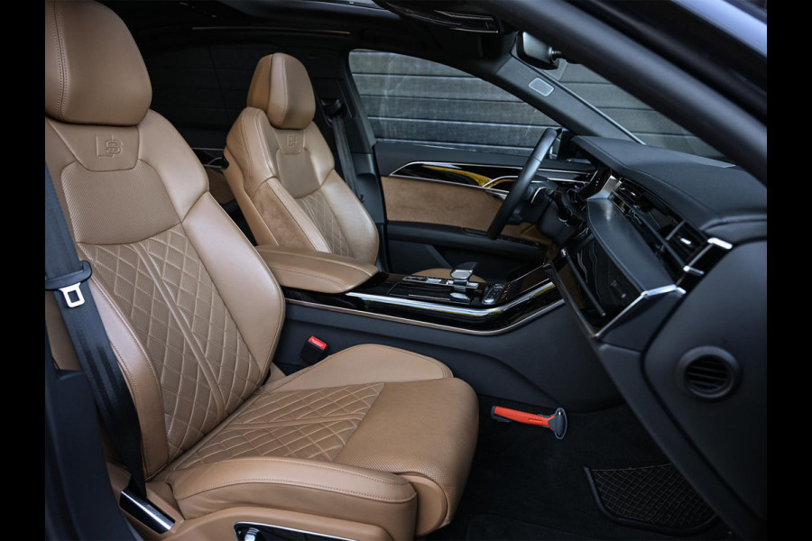 Audi A8 60 TFSI e quattro Lang Pro Line Plus | Panoramadak | NL-Auto | B&O | Luchtvering | 360 Camera | Memory Seats | Soft Close | Adaptive Cruise | Stoelverwarming V+A | Ambiance Interieur |