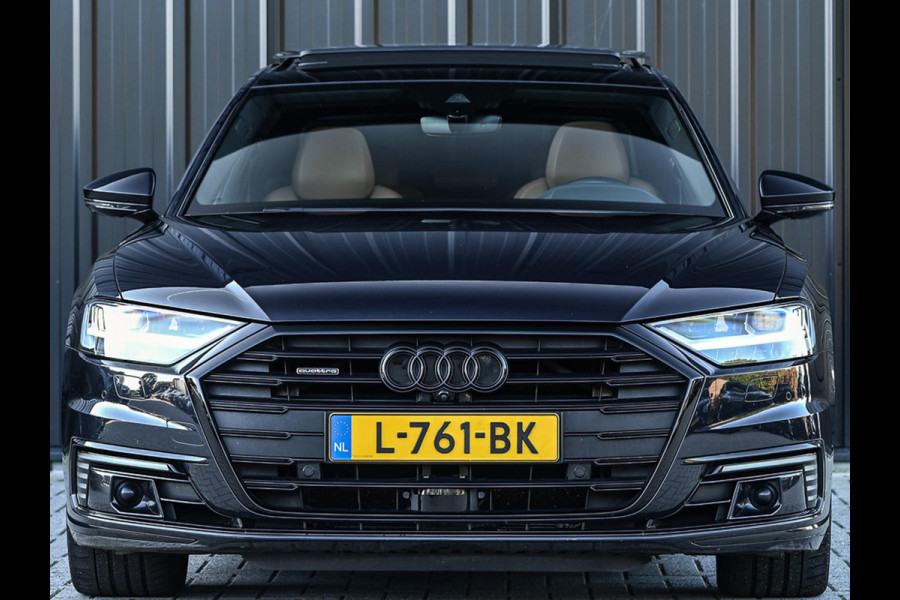 Audi A8 60 TFSI e quattro Lang Pro Line Plus | Panoramadak | NL-Auto | B&O | Luchtvering | 360 Camera | Memory Seats | Soft Close | Adaptive Cruise | Stoelverwarming V+A | Ambiance Interieur |