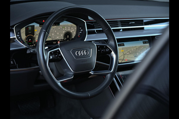 Audi A8 60 TFSI e quattro Lang Pro Line Plus | Panoramadak | NL-Auto | B&O | Luchtvering | 360 Camera | Memory Seats | Soft Close | Adaptive Cruise | Stoelverwarming V+A | Ambiance Interieur |