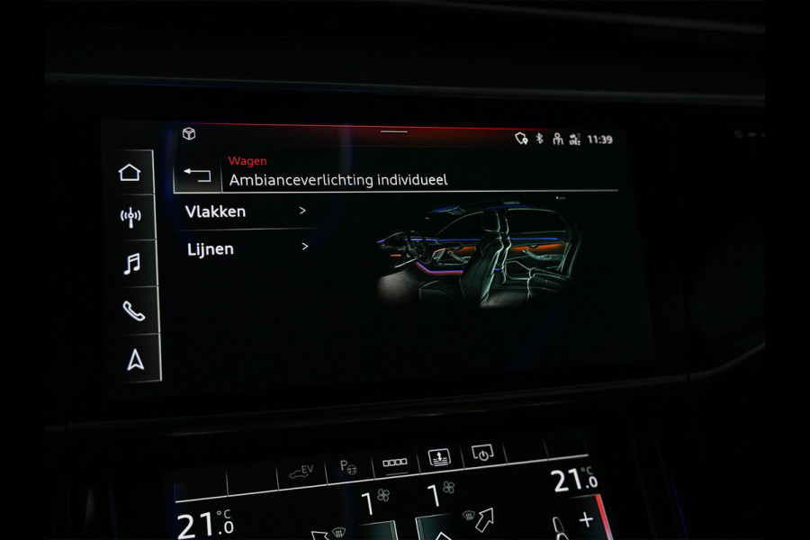 Audi A8 60 TFSI e quattro Lang Pro Line Plus | Panoramadak | NL-Auto | B&O | Luchtvering | 360 Camera | Memory Seats | Soft Close | Adaptive Cruise | Stoelverwarming V+A | Ambiance Interieur |