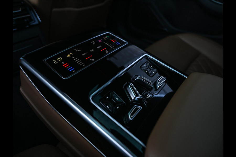 Audi A8 60 TFSI e quattro Lang Pro Line Plus | Panoramadak | NL-Auto | B&O | Luchtvering | 360 Camera | Memory Seats | Soft Close | Adaptive Cruise | Stoelverwarming V+A | Ambiance Interieur |