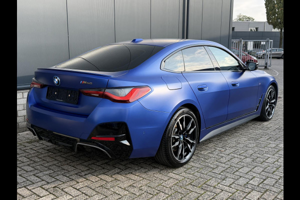 BMW i4 M50 High Executive 84 kWh 19"/SOH 99%/Lederen M-stoelen + memory/Harman Kardon/Keyless/Camera/Adaptief M onderstel/Stoelverwarming
