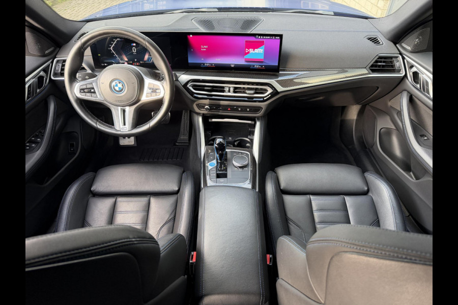 BMW i4 M50 High Executive 84 kWh 19"/SOH 99%/Lederen M-stoelen + memory/Harman Kardon/Keyless/Camera/Adaptief M onderstel/Stoelverwarming