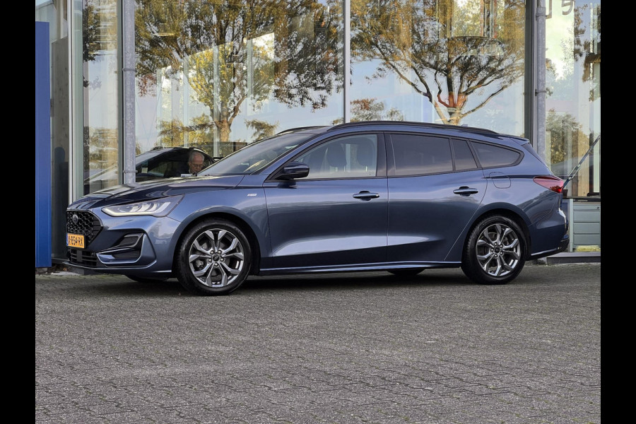 Ford FOCUS Wagon 1.0 EcoBoost Hybrid ST Line | Elektrisch uitklapbare trekhaak | 1000kg trekgewicht | Lederen bekleding | Adaptieve Cruise Control | Winter Pack |