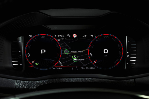 Škoda Karoq 1.5 TSI ACT Sportline Business 150 PK | S/K-Panodak | Dig. Cockpit | Adapt. Cruise | Stoel-+Stuurverw. | PDC | Camera | NAV + App. Connect | ECC | Afn. Trekhaak | LM 19" |