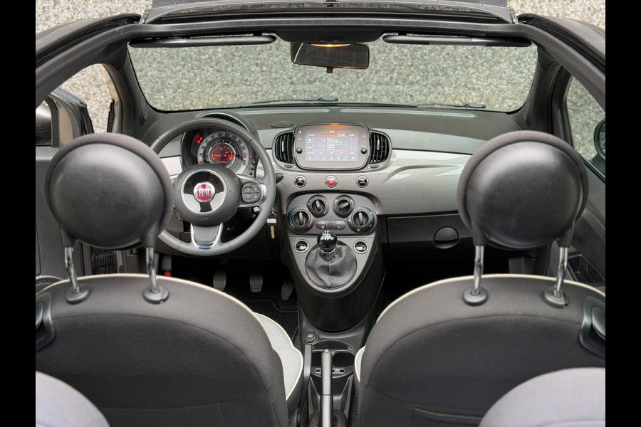 Fiat 500C 1.0 Hybrid Lounge (6-BAK, BLUETOOTH, MULTIMEDIA, PARKEERSENSOREN, CRUISE CONTROL, GOED ONDERHOUDEN, ETC!)