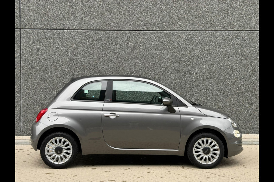 Fiat 500C 1.0 Hybrid Lounge (6-BAK, BLUETOOTH, MULTIMEDIA, PARKEERSENSOREN, CRUISE CONTROL, GOED ONDERHOUDEN, ETC!)