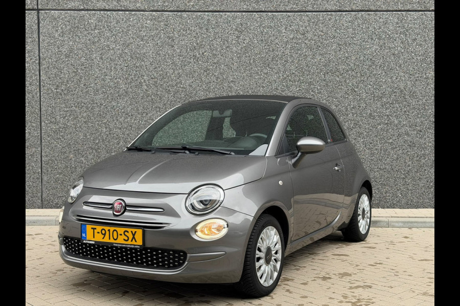 Fiat 500C 1.0 Hybrid Lounge (6-BAK, BLUETOOTH, MULTIMEDIA, PARKEERSENSOREN, CRUISE CONTROL, GOED ONDERHOUDEN, ETC!)