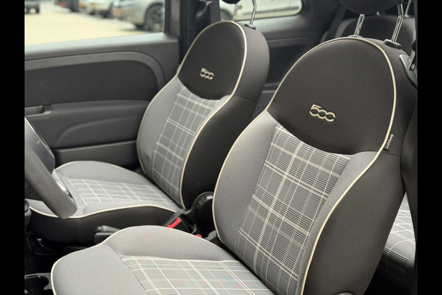 Fiat 500C 1.0 Hybrid Lounge (6-BAK, BLUETOOTH, MULTIMEDIA, PARKEERSENSOREN, CRUISE CONTROL, GOED ONDERHOUDEN, ETC!)