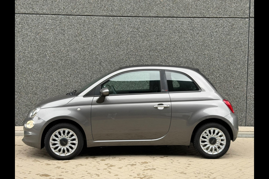 Fiat 500C 1.0 Hybrid Lounge (6-BAK, BLUETOOTH, MULTIMEDIA, PARKEERSENSOREN, CRUISE CONTROL, GOED ONDERHOUDEN, ETC!)