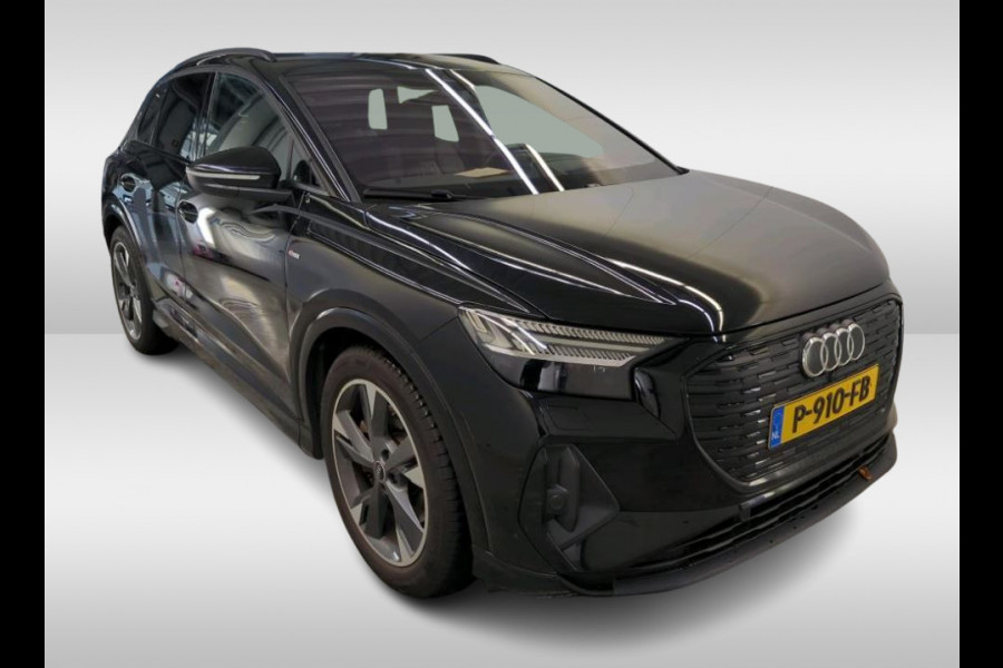 Audi Q4 50 e-tron SOH 90% Quattro Launch edition S-Line Competition 220KW / 77 kWh / Warmtepomp / Panoramadak / Leder-sport / Sonos Sound / Pdc+Camera / Apk 02-2028
