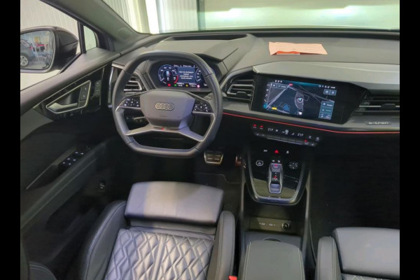 Audi Q4 50 e-tron SOH 90% Quattro Launch edition S-Line Competition 220KW / 77 kWh / Warmtepomp / Panoramadak / Leder-sport / Sonos Sound / Pdc+Camera / Apk 02-2028
