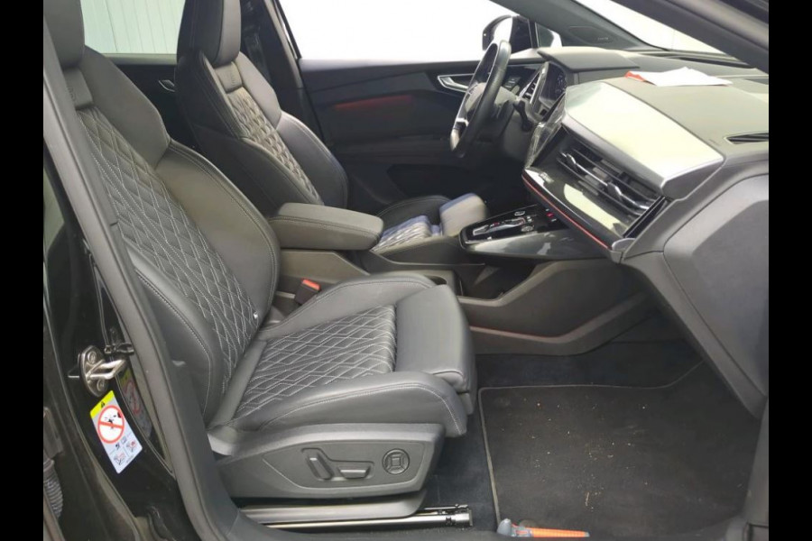 Audi Q4 50 e-tron SOH 90% Quattro Launch edition S-Line Competition 220KW / 77 kWh / Warmtepomp / Panoramadak / Leder-sport / Sonos Sound / Pdc+Camera / Apk 02-2028