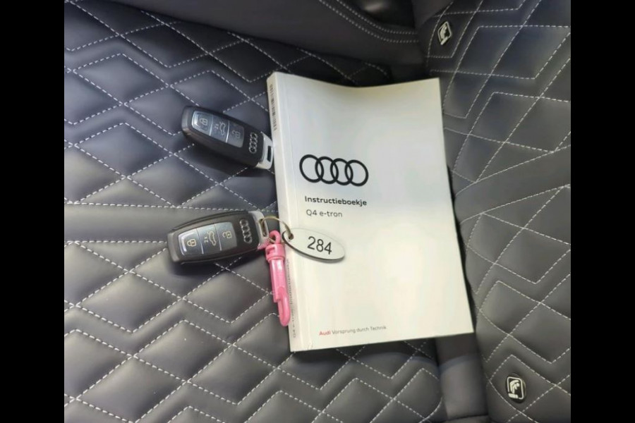 Audi Q4 50 e-tron SOH 90% Quattro Launch edition S-Line Competition 220KW / 77 kWh / Warmtepomp / Panoramadak / Leder-sport / Sonos Sound / Pdc+Camera / Apk 02-2028