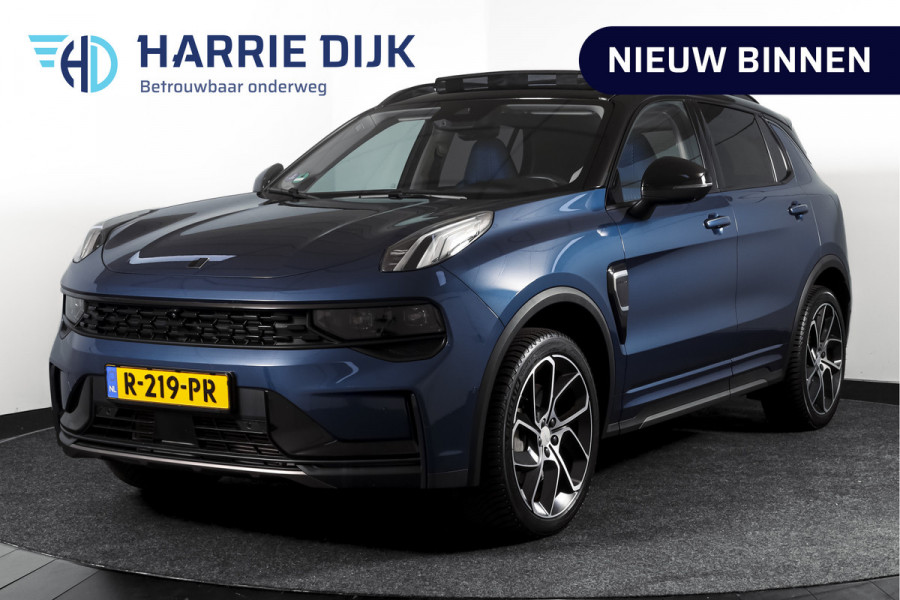 Lynk & Co 01 1.5 PHEV 261PK MY22 Orig. NL | Black Pakket | Afn. Trekhaak | 360 Camera | S/K-panodak | Adapt. Cruise | Memory | Elek. klep | LM 20" |