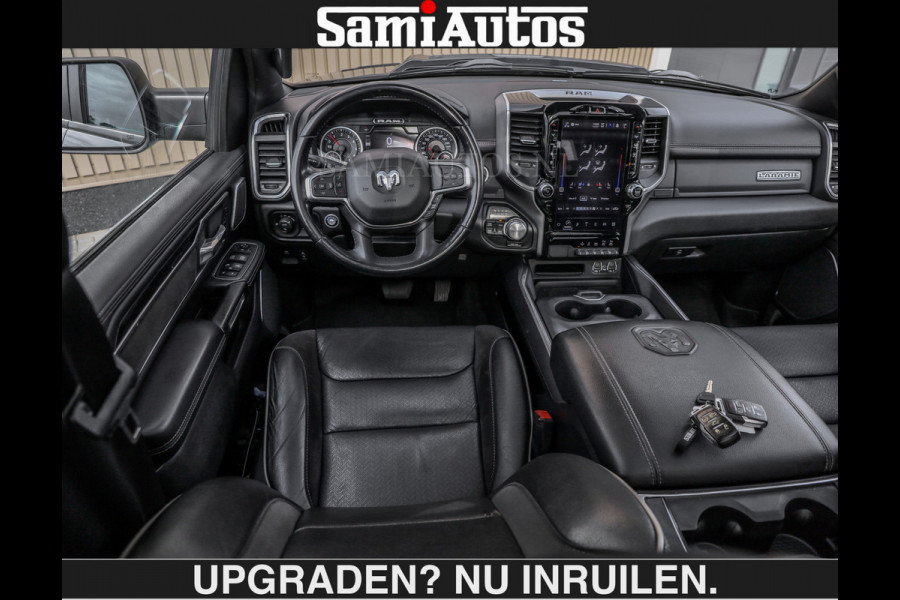 Dodge Ram SPORT 5.7 V8 402PK | €54950,- excl | LUCHTVERING | 2023 | PANODAK | GROOTSCHERM | DC | TOP KLEUR GRANITE | CREW CAB | DUBBELE CABINE | 5 PERSOONS |