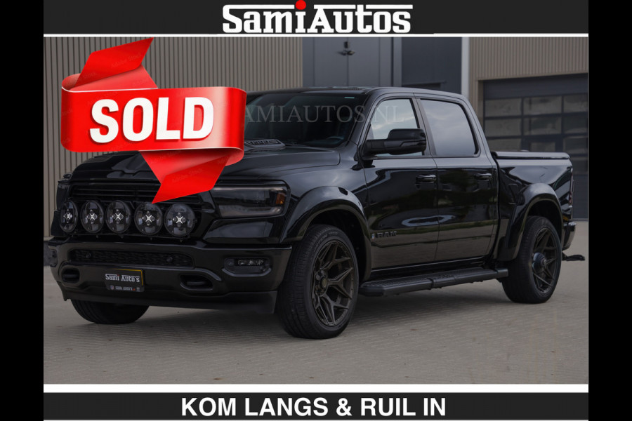 Dodge Ram BLACK OPS | 5.7 V8 HEMI | €66950,- excl | WIDEBODY HULK | OPEN UITLAAT KLEP | ZEER DIK | DUBBELE CABINE | DC | 5 PERSOONS | GRIJS KENETEKEN | EXTRA BREDE WIELEN IN HET BRONS | MEGA DIK | 3500KG TREKVERMOGEN |
