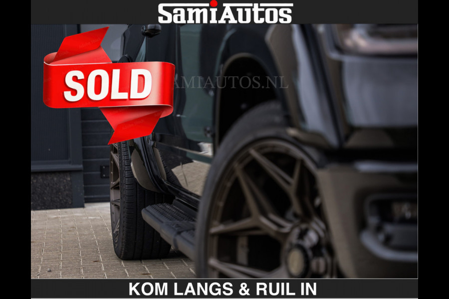 Dodge Ram BLACK OPS | 5.7 V8 HEMI | €66950,- excl | WIDEBODY HULK | OPEN UITLAAT KLEP | ZEER DIK | DUBBELE CABINE | DC | 5 PERSOONS | GRIJS KENETEKEN | EXTRA BREDE WIELEN IN HET BRONS | MEGA DIK | 3500KG TREKVERMOGEN |