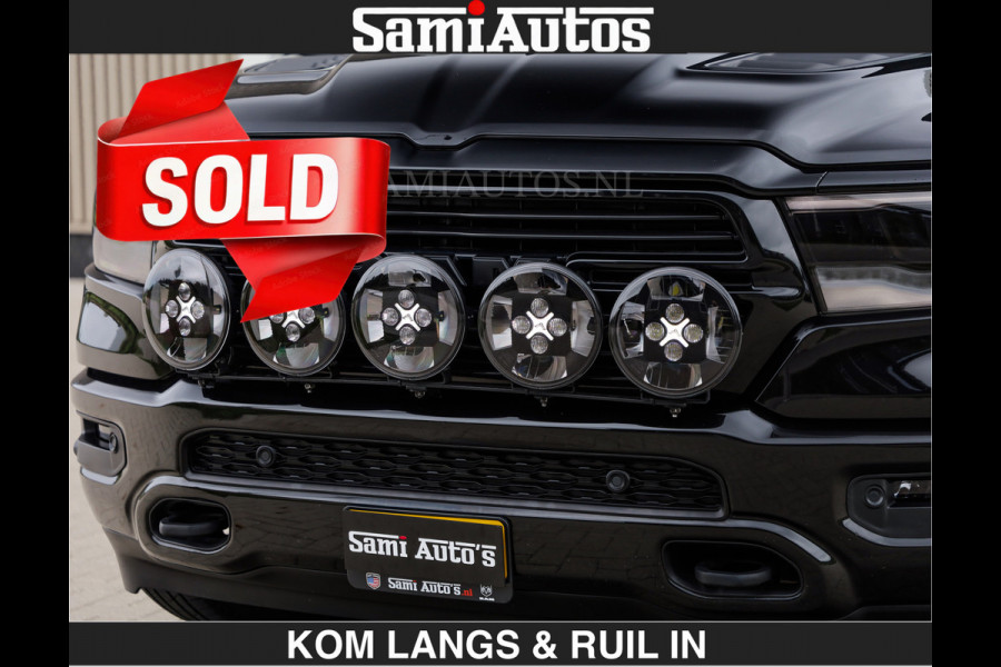 Dodge Ram BLACK OPS | 5.7 V8 HEMI | €66950,- excl | WIDEBODY HULK | OPEN UITLAAT KLEP | ZEER DIK | DUBBELE CABINE | DC | 5 PERSOONS | GRIJS KENETEKEN | EXTRA BREDE WIELEN IN HET BRONS | MEGA DIK | 3500KG TREKVERMOGEN |