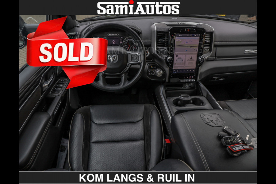 Dodge Ram BLACK OPS | 5.7 V8 HEMI | €66950,- excl | WIDEBODY HULK | OPEN UITLAAT KLEP | ZEER DIK | DUBBELE CABINE | DC | 5 PERSOONS | GRIJS KENETEKEN | EXTRA BREDE WIELEN IN HET BRONS | MEGA DIK | 3500KG TREKVERMOGEN |
