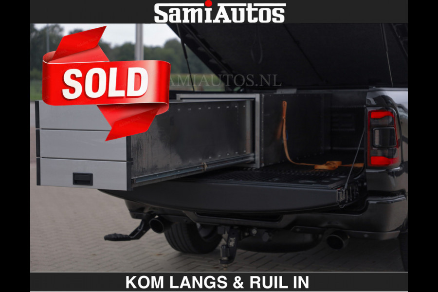 Dodge Ram BLACK OPS | 5.7 V8 HEMI | €66950,- excl | WIDEBODY HULK | OPEN UITLAAT KLEP | ZEER DIK | DUBBELE CABINE | DC | 5 PERSOONS | GRIJS KENETEKEN | EXTRA BREDE WIELEN IN HET BRONS | MEGA DIK | 3500KG TREKVERMOGEN |