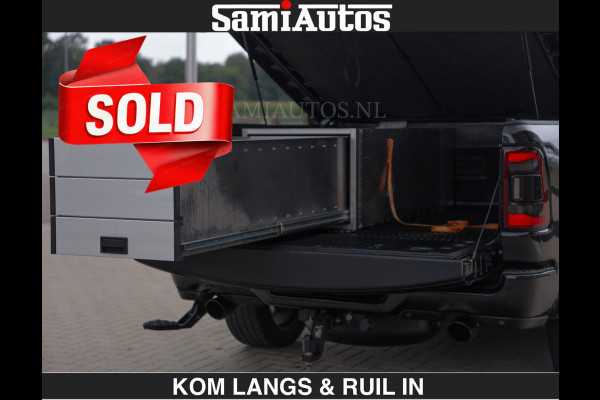 Dodge Ram BLACK OPS | 5.7 V8 HEMI | €66950,- excl | WIDEBODY HULK | OPEN UITLAAT KLEP | ZEER DIK | DUBBELE CABINE | DC | 5 PERSOONS | GRIJS KENETEKEN | EXTRA BREDE WIELEN IN HET BRONS | MEGA DIK | 3500KG TREKVERMOGEN |