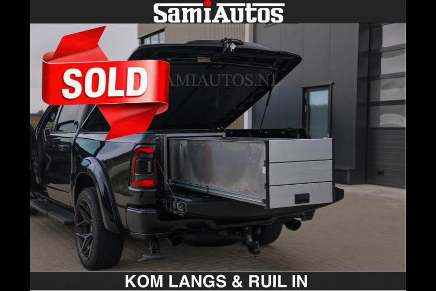 Dodge Ram BLACK OPS | 5.7 V8 HEMI | €66950,- excl | WIDEBODY HULK | OPEN UITLAAT KLEP | ZEER DIK | DUBBELE CABINE | DC | 5 PERSOONS | GRIJS KENETEKEN | EXTRA BREDE WIELEN IN HET BRONS | MEGA DIK | 3500KG TREKVERMOGEN |