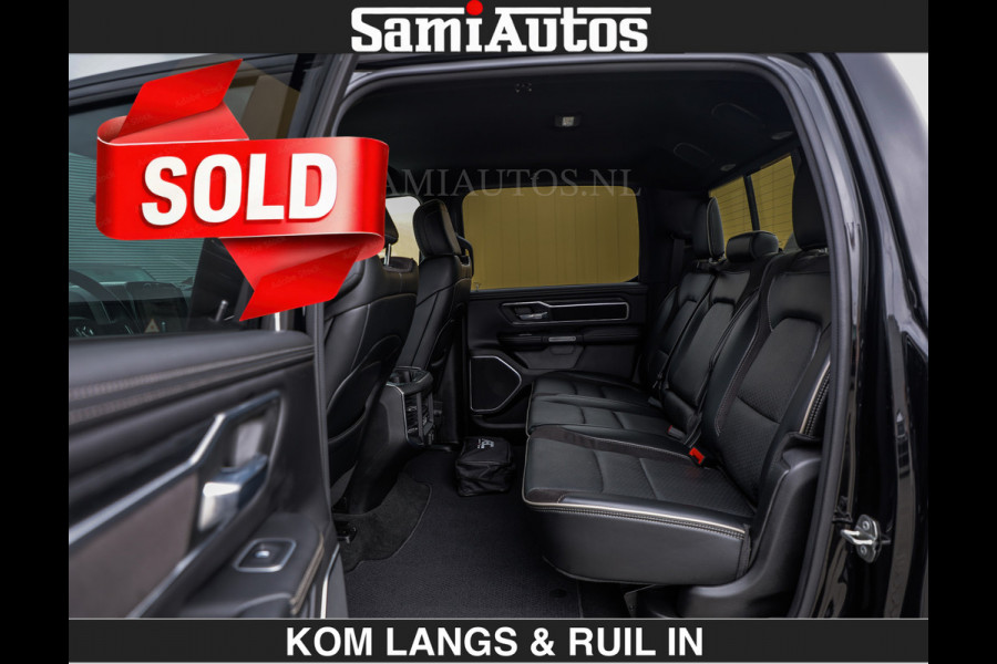 Dodge Ram BLACK OPS | 5.7 V8 HEMI | €66950,- excl | WIDEBODY HULK | OPEN UITLAAT KLEP | ZEER DIK | DUBBELE CABINE | DC | 5 PERSOONS | GRIJS KENETEKEN | EXTRA BREDE WIELEN IN HET BRONS | MEGA DIK | 3500KG TREKVERMOGEN |