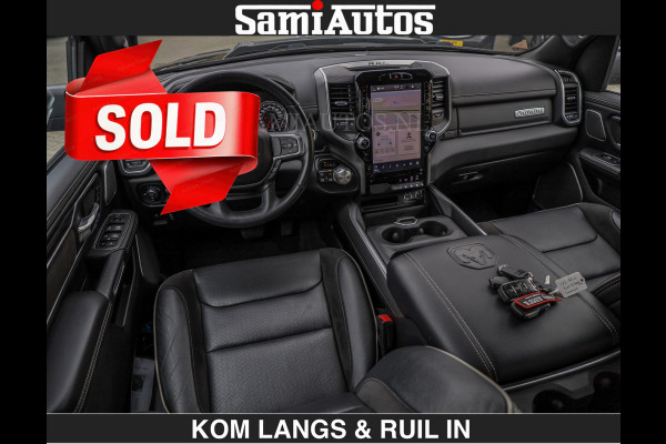 Dodge Ram BLACK OPS | 5.7 V8 HEMI | €66950,- excl | WIDEBODY HULK | OPEN UITLAAT KLEP | ZEER DIK | DUBBELE CABINE | DC | 5 PERSOONS | GRIJS KENETEKEN | EXTRA BREDE WIELEN IN HET BRONS | MEGA DIK | 3500KG TREKVERMOGEN |