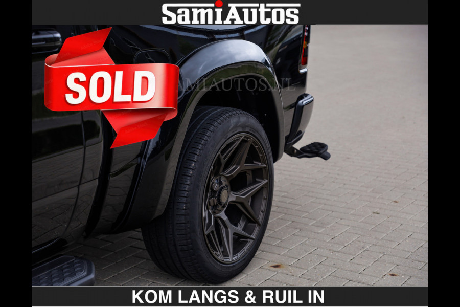 Dodge Ram BLACK OPS | 5.7 V8 HEMI | €66950,- excl | WIDEBODY HULK | OPEN UITLAAT KLEP | ZEER DIK | DUBBELE CABINE | DC | 5 PERSOONS | GRIJS KENETEKEN | EXTRA BREDE WIELEN IN HET BRONS | MEGA DIK | 3500KG TREKVERMOGEN |