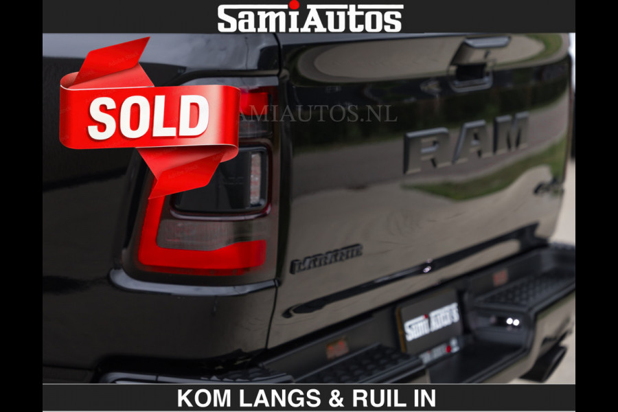 Dodge Ram BLACK OPS | 5.7 V8 HEMI | €66950,- excl | WIDEBODY HULK | OPEN UITLAAT KLEP | ZEER DIK | DUBBELE CABINE | DC | 5 PERSOONS | GRIJS KENETEKEN | EXTRA BREDE WIELEN IN HET BRONS | MEGA DIK | 3500KG TREKVERMOGEN |