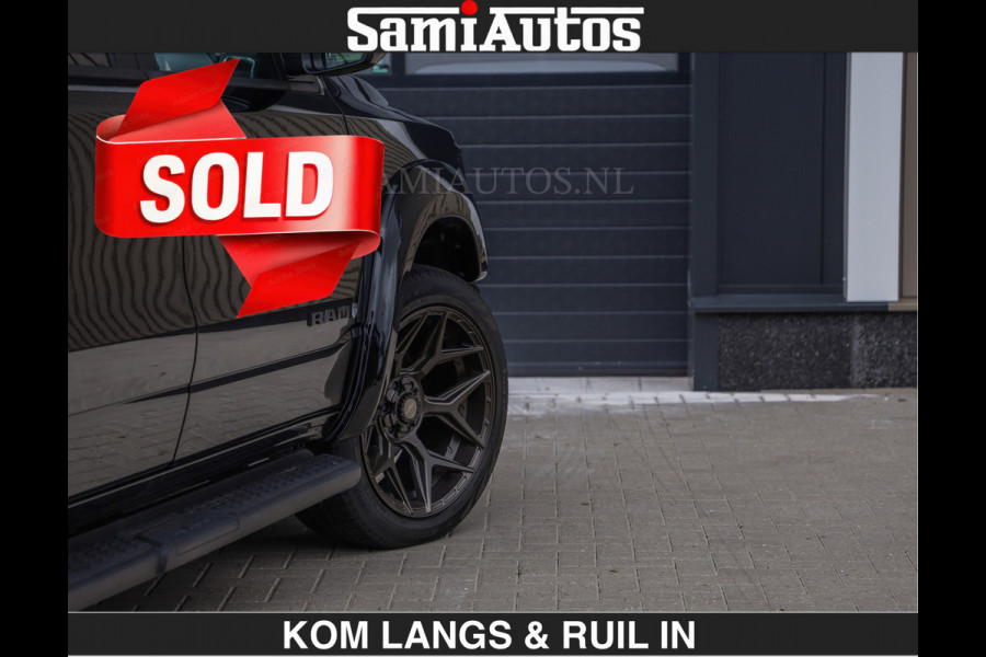 Dodge Ram BLACK OPS | 5.7 V8 HEMI | €66950,- excl | WIDEBODY HULK | OPEN UITLAAT KLEP | ZEER DIK | DUBBELE CABINE | DC | 5 PERSOONS | GRIJS KENETEKEN | EXTRA BREDE WIELEN IN HET BRONS | MEGA DIK | 3500KG TREKVERMOGEN |