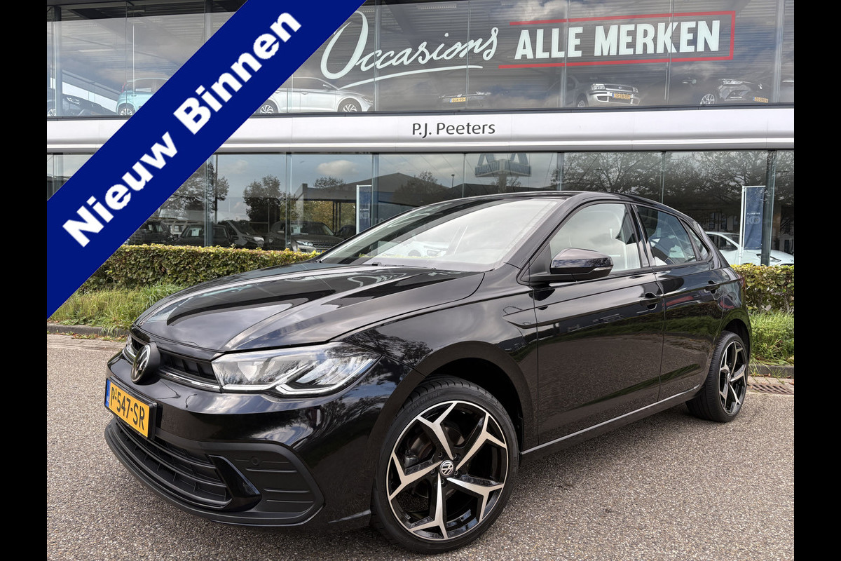 Volkswagen Polo 1.0 TSI Life Airco - Apple carplay - Navigatie - Parkeersensoren voor en achter - Licht metalen velgen 17 inch - Radio - Regensensor - Cruise control - Led verlichting - Bluetooth - Elektrische ramen - Start/stop systeem - Stuur leder - Stuur multifunctioneel - Centrale vergrendeling met afstandsbediening