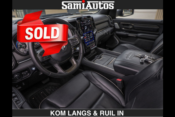 Dodge Ram LIMITED 5.7 V8 HEMI | TOP STAAT | €59950,- excl | BOM VOL | HUD | LUCHTVERING | STRIPING | BREDE WIELEN | OPEN UITLAAT KLEP | AD CREW CAB | DUBBELE CABINE | 5 PERSOONS |