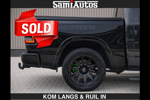 Dodge Ram LIMITED 5.7 V8 HEMI | TOP STAAT | €59950,- excl | BOM VOL | HUD | LUCHTVERING | STRIPING | BREDE WIELEN | OPEN UITLAAT KLEP | AD CREW CAB | DUBBELE CABINE | 5 PERSOONS |