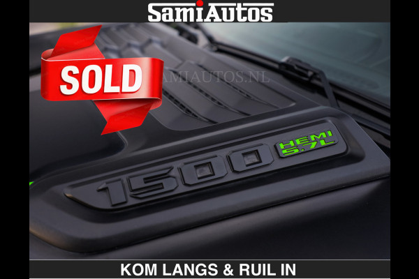 Dodge Ram LIMITED 5.7 V8 HEMI | TOP STAAT | €59950,- excl | BOM VOL | HUD | LUCHTVERING | STRIPING | BREDE WIELEN | OPEN UITLAAT KLEP | AD CREW CAB | DUBBELE CABINE | 5 PERSOONS |