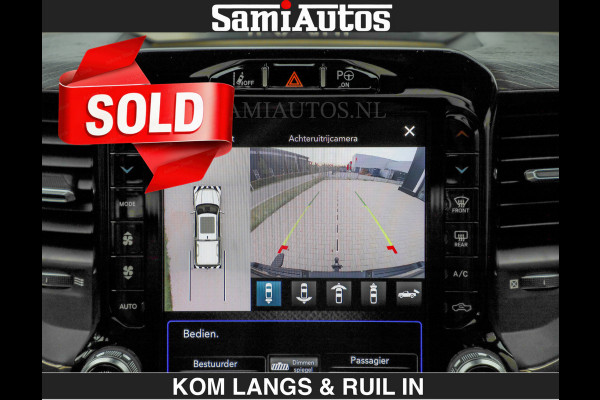 Dodge Ram LIMITED 5.7 V8 HEMI | TOP STAAT | €59950,- excl | BOM VOL | HUD | LUCHTVERING | STRIPING | BREDE WIELEN | OPEN UITLAAT KLEP | AD CREW CAB | DUBBELE CABINE | 5 PERSOONS |