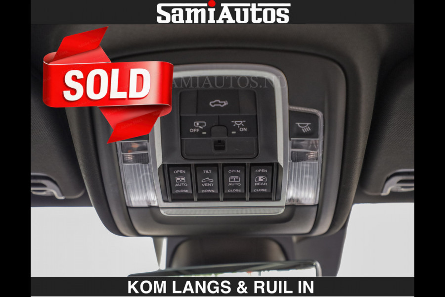 Dodge Ram LIMITED 5.7 V8 HEMI | TOP STAAT | €59950,- excl | BOM VOL | HUD | LUCHTVERING | STRIPING | BREDE WIELEN | OPEN UITLAAT KLEP | AD CREW CAB | DUBBELE CABINE | 5 PERSOONS |