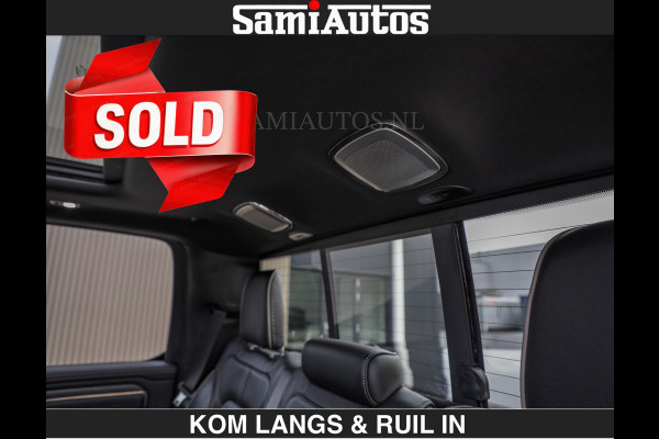 Dodge Ram LIMITED 5.7 V8 HEMI | TOP STAAT | €59950,- excl | BOM VOL | HUD | LUCHTVERING | STRIPING | BREDE WIELEN | OPEN UITLAAT KLEP | AD CREW CAB | DUBBELE CABINE | 5 PERSOONS |