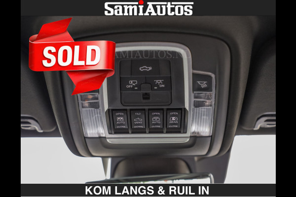 Dodge Ram LIMITED 5.7 V8 HEMI | TOP STAAT | €59950,- excl | BOM VOL | HUD | LUCHTVERING | STRIPING | BREDE WIELEN | OPEN UITLAAT KLEP | AD CREW CAB | DUBBELE CABINE | 5 PERSOONS |
