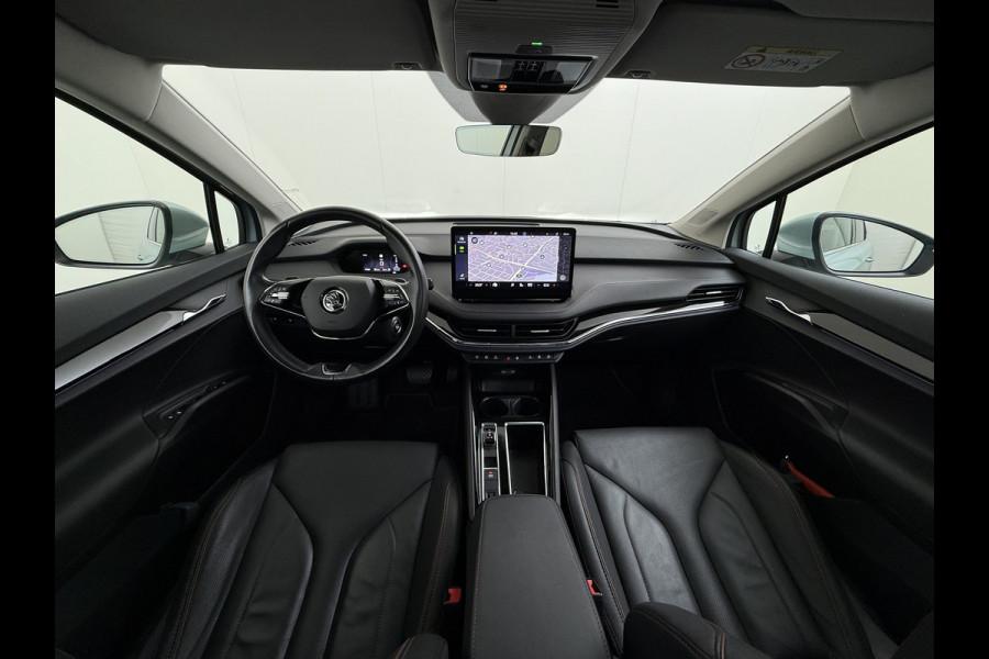 Škoda ENYAQ iV 80 204PK SOH 90% Leder Panoramadak 21" Lmv Stuurverwarming Camera Keyless entry Apple Carplay Android Auto Ecc Pdc P-Assist Cruise Control Draadloze telefoonlader Privacy Glas 1e Eigenaar Dealeronderhouden Origineel Nederlandse Auto