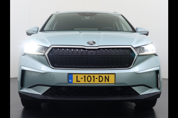 Škoda ENYAQ iV 80 204PK SOH 90% Leder Panoramadak 21" Lmv Stuurverwarming Camera Keyless entry Apple Carplay Android Auto Ecc Pdc P-Assist Cruise Control Draadloze telefoonlader Privacy Glas 1e Eigenaar Dealeronderhouden Origineel Nederlandse Auto