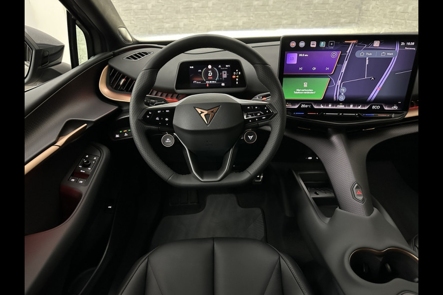CUPRA Tavascan 286pk Lederen Bekleding | Aero-pack | 77 kWh | Sportstoelen | Winter-Pack | Warmtepomp | Verlengde Fabrieksgarantie | 7x Op Voor Nieuw! | 3-Zone Clima | Verwarmde Voorruit | Keyless-Entry | Sfeerverlichting | Stoelverwarming | Carplay | Stuurverwarming | Getint Glas | 19 inch | Lane-Assist | Camera | Draadloos Laden.