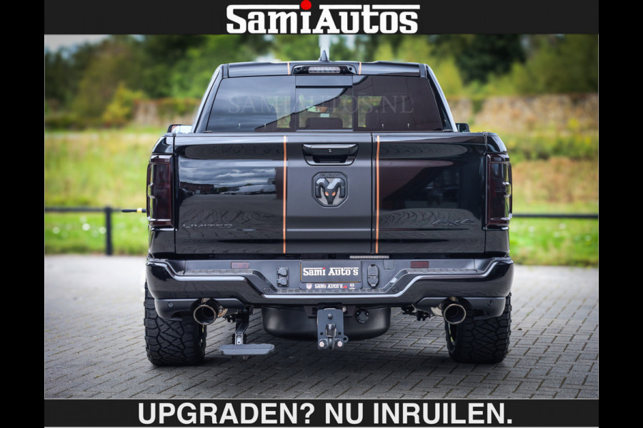 Dodge Ram LIMITED SPORT H.O 540 PK | €84950,- excl | Massage + Full Option | De Meest Luxe en Volle Pick-Up in zijn Klasse | Comfortabele Dubbele Cabine met Royale 5 Zitplaatsen | BPM vrij | Nu Leverbaar uit Voorraad | Voorraad Nr 2355 - 5149 | De specialist in Amerikaanse pick‑ups in Nederland en Europa.