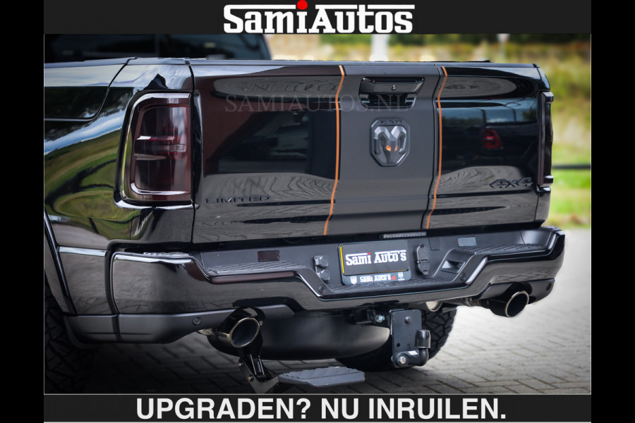 Dodge Ram LIMITED SPORT H.O 540 PK | €84950,- excl | Massage + Full Option | De Meest Luxe en Volle Pick-Up in zijn Klasse | Comfortabele Dubbele Cabine met Royale 5 Zitplaatsen | BPM vrij | Nu Leverbaar uit Voorraad | Voorraad Nr 2355 - 5149 | De specialist in Amerikaanse pick‑ups in Nederland en Europa.