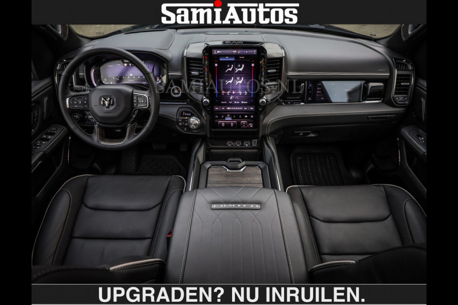 Dodge Ram LIMITED SPORT H.O 540 PK | €84950,- excl | Massage + Full Option | De Meest Luxe en Volle Pick-Up in zijn Klasse | Comfortabele Dubbele Cabine met Royale 5 Zitplaatsen | BPM vrij | Nu Leverbaar uit Voorraad | Voorraad Nr 2355 - 5149 | De specialist in Amerikaanse pick‑ups in Nederland en Europa.